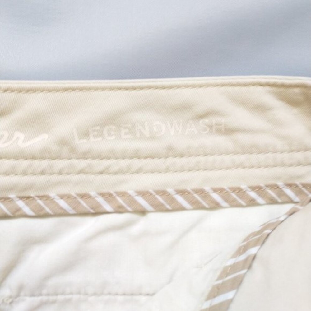 Eddie Bauer Womens Shorts 6 Beige/Cream Legend Wash Cotton 11" Inseam - Picture 6 of 12